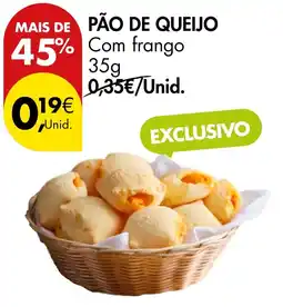 Pingo Doce Pão de queijo com frango promoção