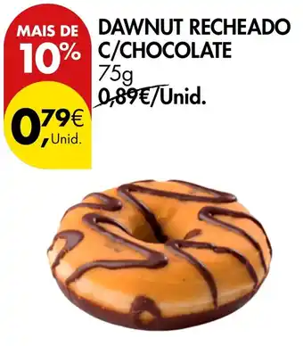 Pingo Doce Dawnut recheado c/chocolate promoção