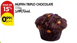 Pingo Doce Muffin triplo chocolate promoção