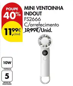 Pingo Doce mini ventoinha indout promoção