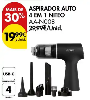 Aspirador auto 4 em 1 niteo
