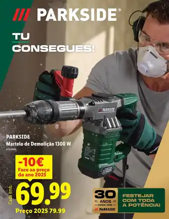Parkside martelo de demolição 1300 w