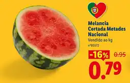 Lidl Melancia Cortada Metades Nacional promoção