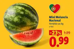 Lidl Mini Melancia Nacional promoção