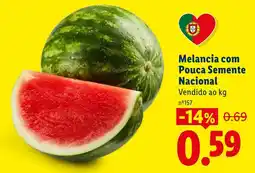 Lidl Melancia com Pouca Semente Nacional promoção