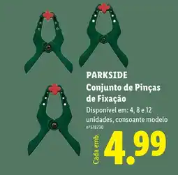 Lidl Parkside conjunto de pinças de fixação promoção
