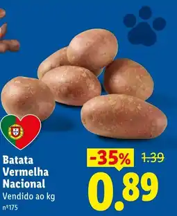 Lidl Batata Vermelha Nacional promoção