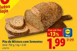 Lidl Pão de Mistura com Sementes promoção