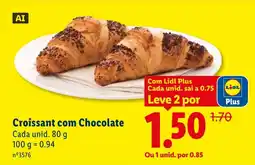 Lidl Croissant com Chocolate promoção