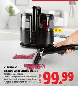 Lidl Cleanmaxx máquina limpa estofos/tapetes promoção