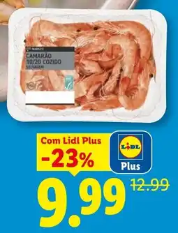 Lidl Camarão selvagem promoção