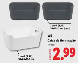 Lidl Caixa de Arrumação W5 promoção