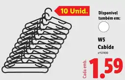 Lidl Cabide W5 promoção