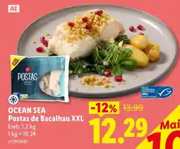 Lidl Ocean Sea Postas de Bacalhau XXL promoção