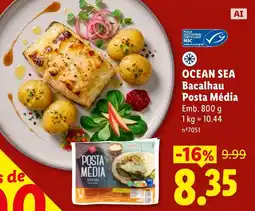 Lidl Ocean Sea Bacalhau Posta Média promoção