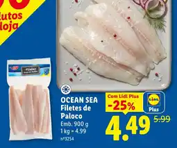 Lidl Ocean Sea Filetes de Paloco promoção