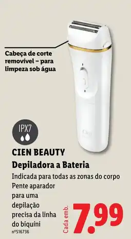 Lidl Cien beauty depiladora a bateria promoção
