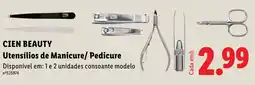 Lidl Utensílios de Manicure/ Pedicure Cien Beauty promoção