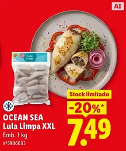 Lidl ocean sea lula limpa xxl promoção