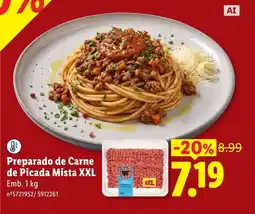 Lidl Preparado de Carne de Picada Mista XXL promoção