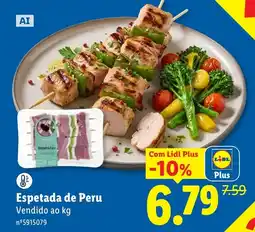Lidl Espetada de Peru promoção
