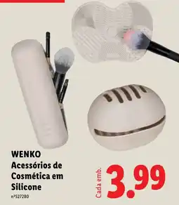 Lidl Wenko acessórios de cosmética em silicone promoção