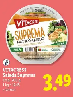 Lidl Vitacress salada suprema promoção