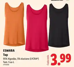 Lidl Esmara top promoção