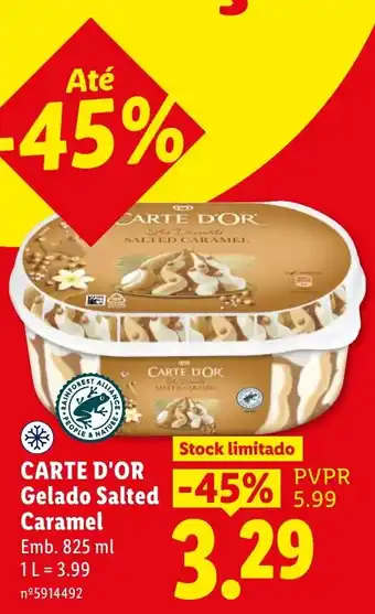 Carte d'or gelado salted caramel