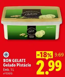 Lidl Bon gelati gelado pistácio promoção