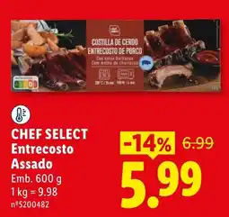 Lidl chef select entrecosto assado promoção