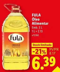 Lidl Fula Óleo Alimentar promoção