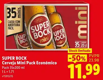 Super bock cerveja mini pack económico