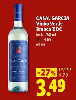 Lidl Casal Garcia Vinho Verde Branco DOC promoção