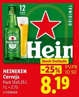 Lidl Heineken Cerveja promoção