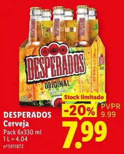 Lidl Desperados cerveja promoção