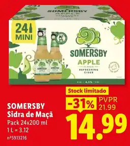 Lidl Somersby Sidra de Maçã promoção