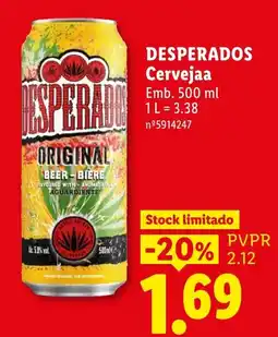 Lidl Desperados cerveja promoção