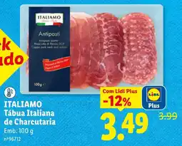 Lidl Itali amo tábua italiana de charcutaria promoção