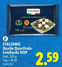 Lidl Itali amo queijo quartirolo lombardo dop promoção