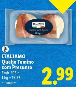 Lidl italiamo queijo tomino com presunto promoção