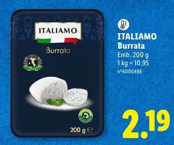 Lidl Italiamo burrata promoção