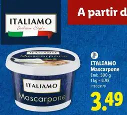 Lidl italiamo mascarpone promoção