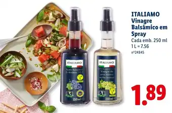 Lidl Italiamo vinagre balsâmico em spray promoção