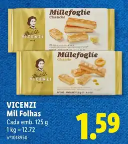 Lidl Vicenzi mil folhas promoção