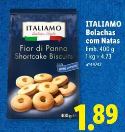 Lidl Itali amo bolachas com natas promoção