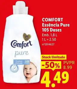 Lidl Comfort pure promoção