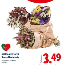 Lidl Molho de Flores Secas Nacionais promoção