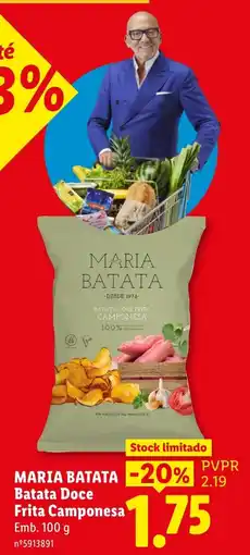 Lidl Maria batata batata doce frita camponesa promoção