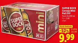 Lidl Super bock mini promoção